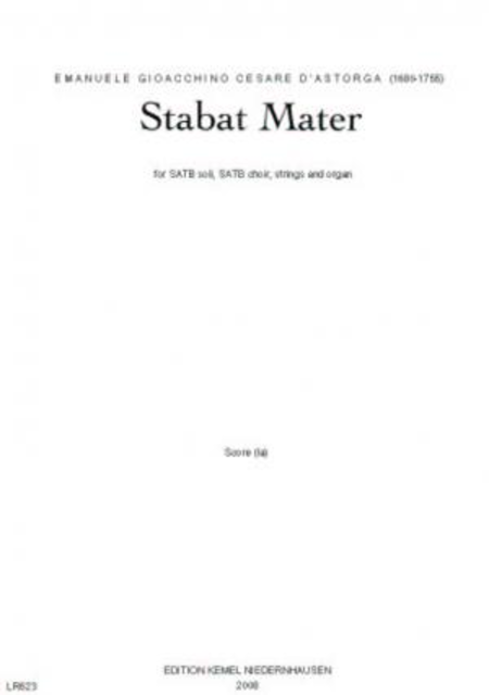 Stabat mater : for SATB soli, SATB choir, strings and organ