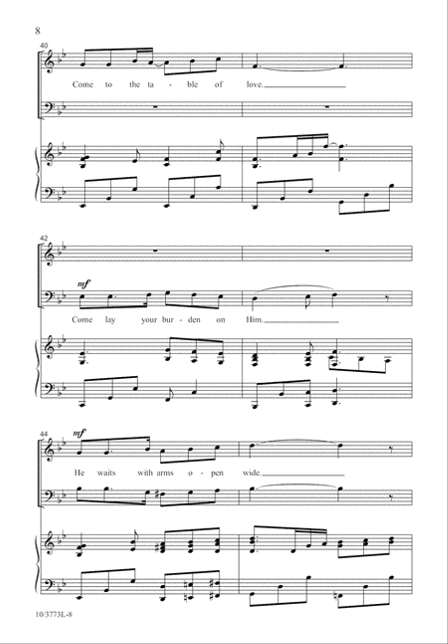 Come to the Table 3-Part scores gallery preview page 8