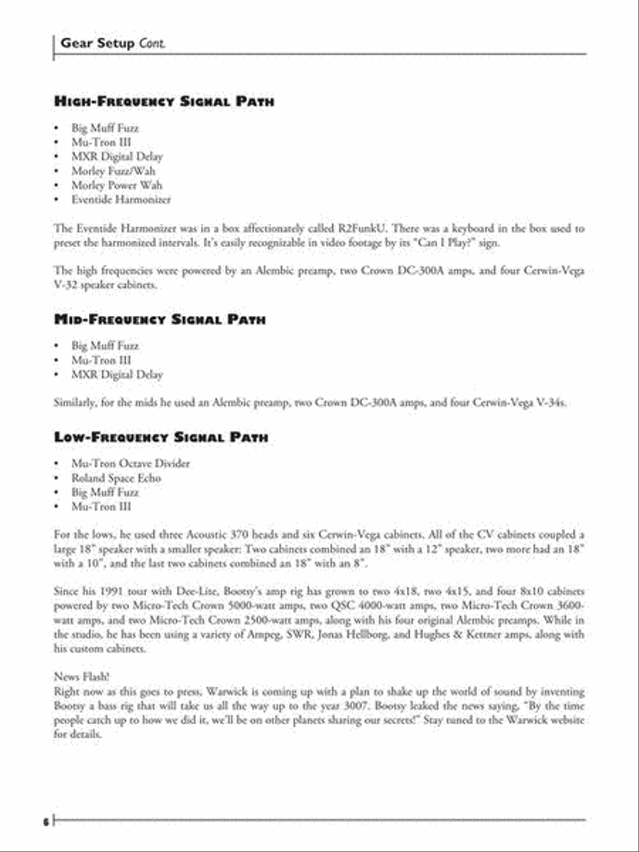 Bootsy Collins Legendary Licks Electric Guitar scores gallery preview page 5