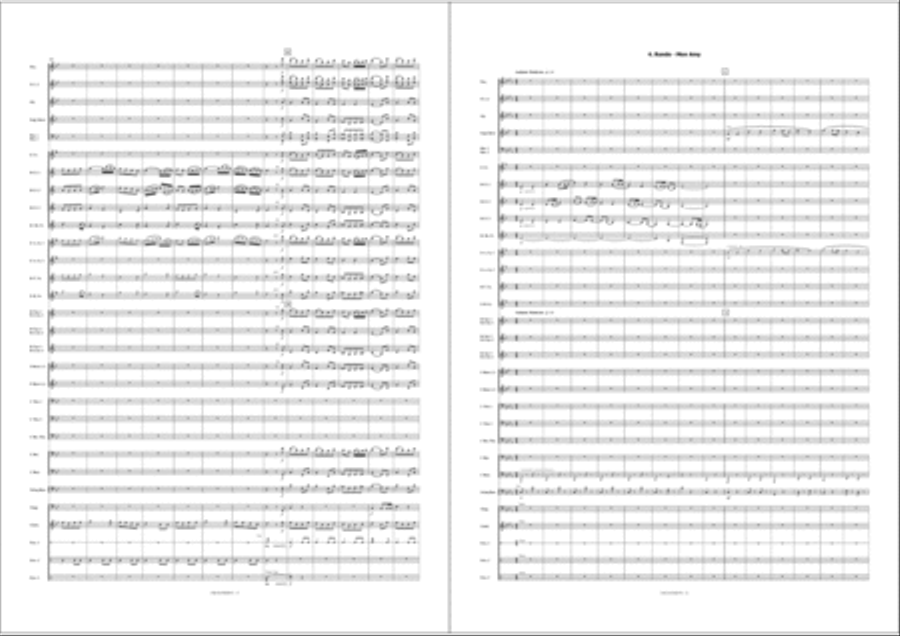 The Danserye Concert Band scores gallery preview page 8