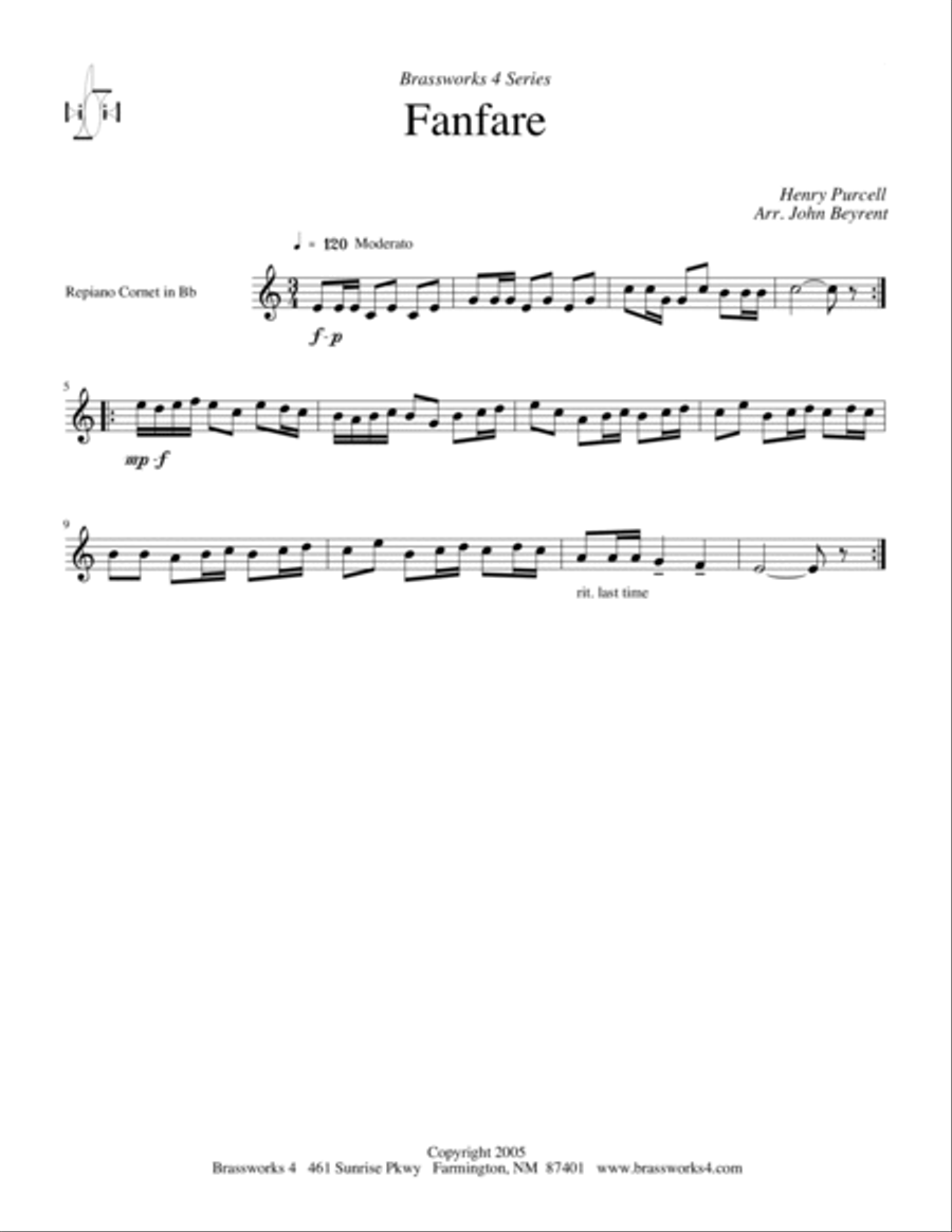 Fanfare Brass Band scores gallery preview page 5