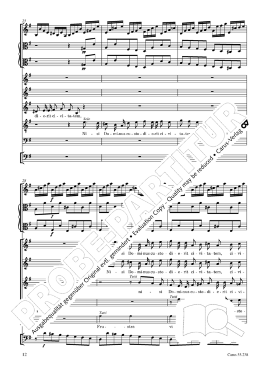 Nisi Dominus Nisi Dominus SSATB scores gallery preview page 13