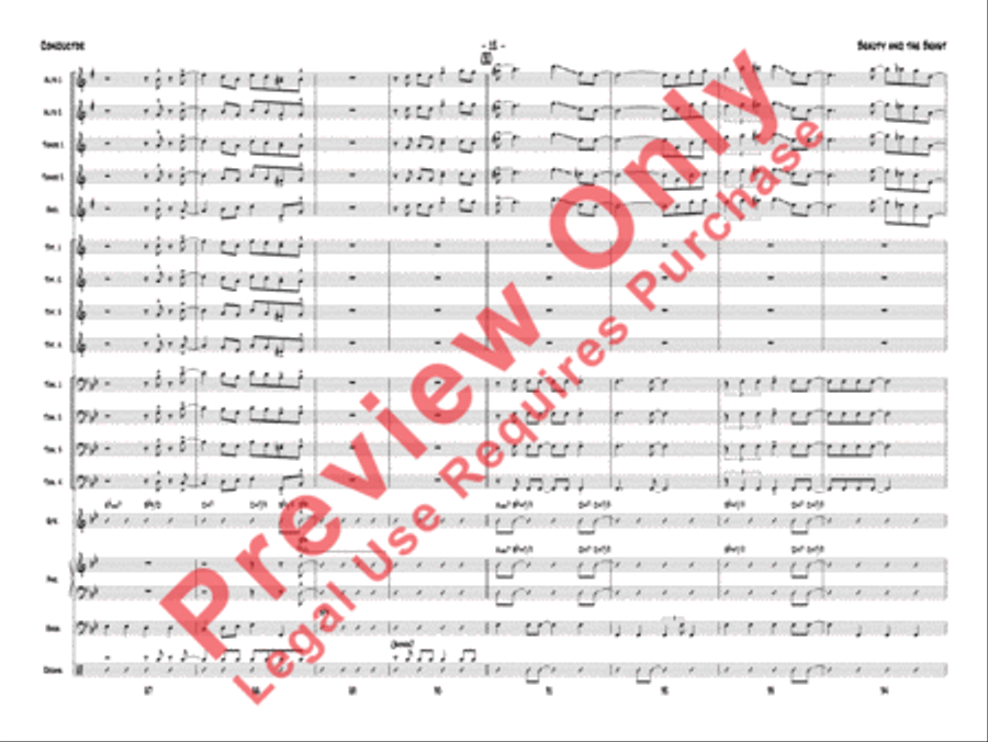 Beauty and the Beast Beauty and the Beast Jazz Ensemble scores gallery preview page 15