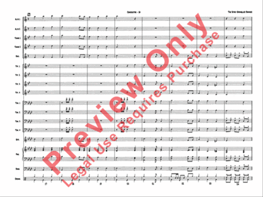 Superset #5: The Patriotic Collection (Medley) Jazz Ensemble scores gallery preview page 17
