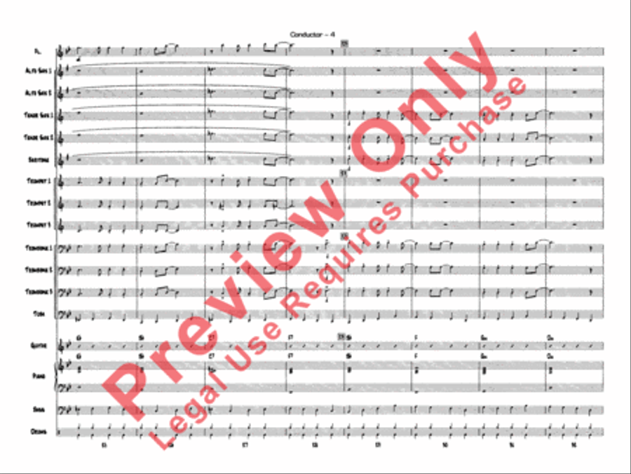 Jazzy Merry Christmas Jazz Ensemble scores gallery preview page 7