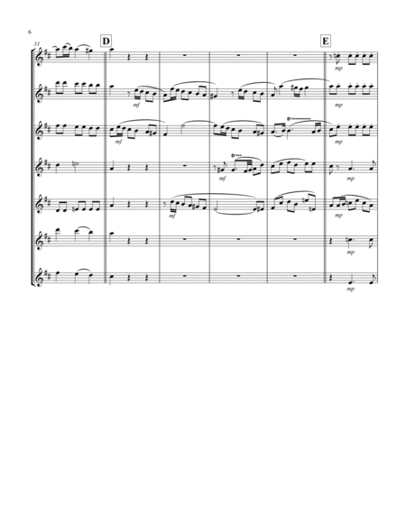 Recordare (from "Requiem") (F) (Alto Saxophone Septet)