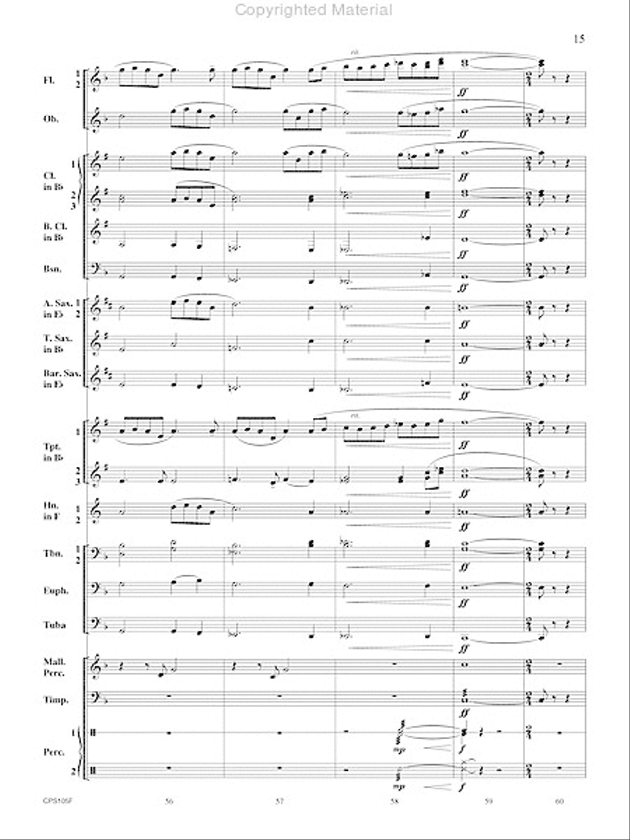 A Land Remembered A Land Remembered Concert Band scores gallery preview page 16
