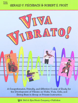 Book cover for Viva Vibrato! - Violin