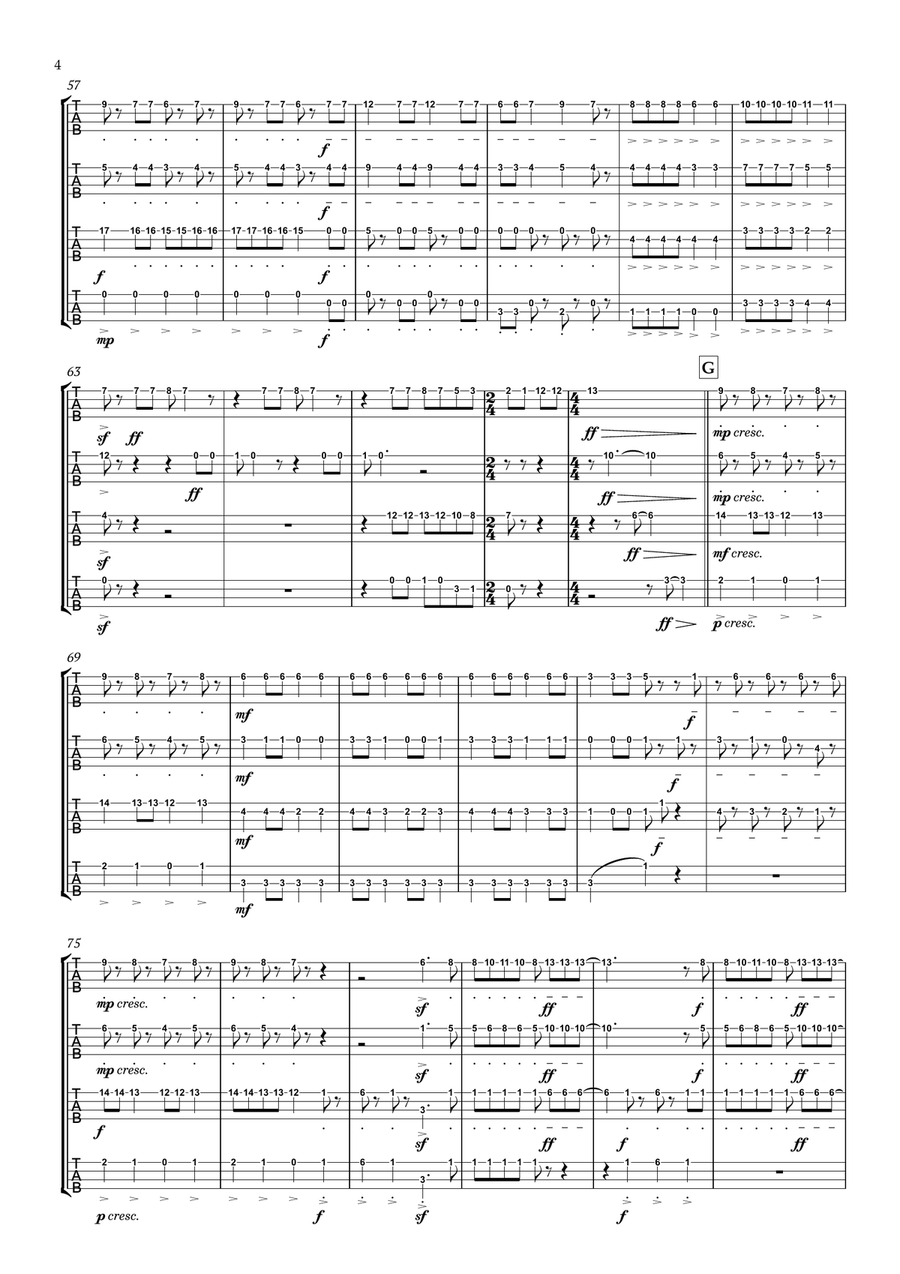 Bohemian Rhapsody Ukulele scores gallery preview page 5