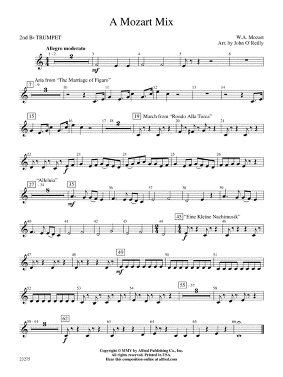 A Mozart Mix: 2nd B-flat Trumpet