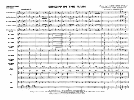 Singin' in the Rain: Score
