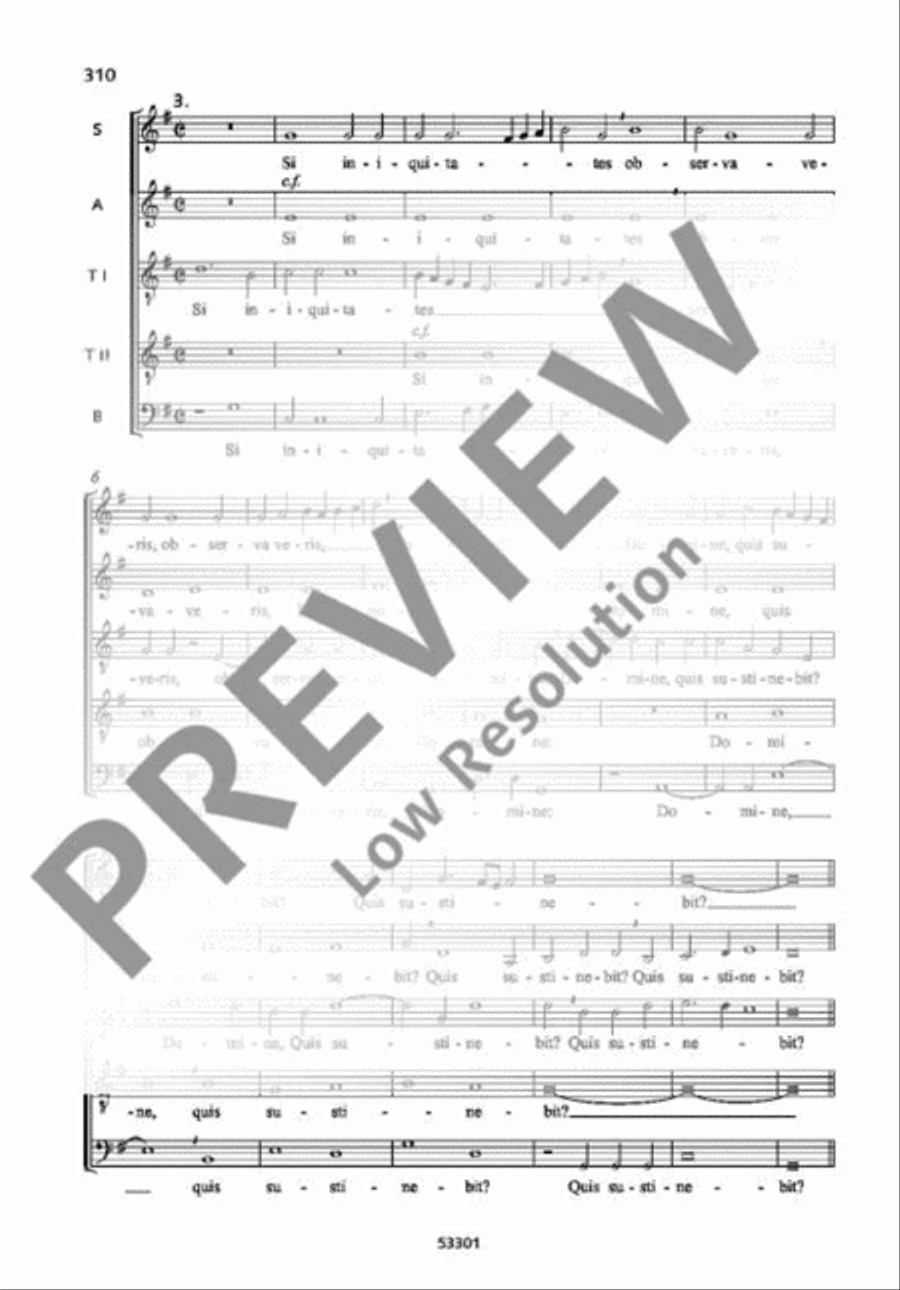 De profundis Mixed Choir scores gallery preview page 4