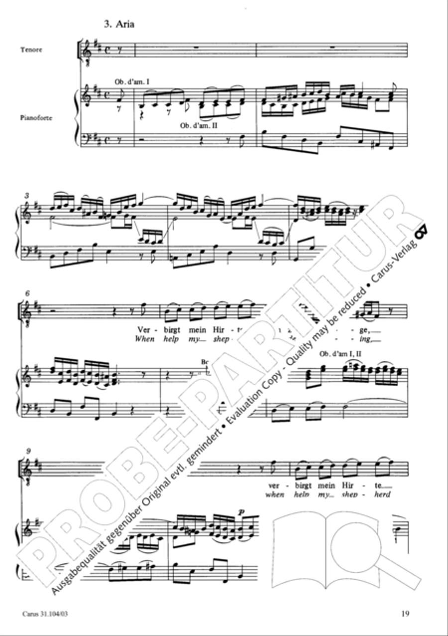O shield of Israel, hear us (Du Hirte Israel, hore) TB scores gallery preview page 20