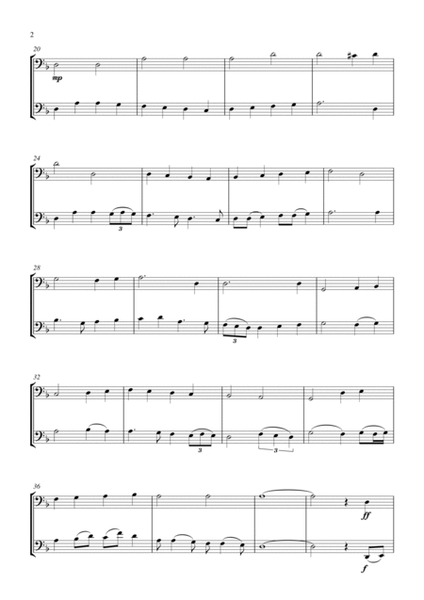God Rest You Merry, Gentlemen (for cello duet, suitable for grades 1-5) image number null
