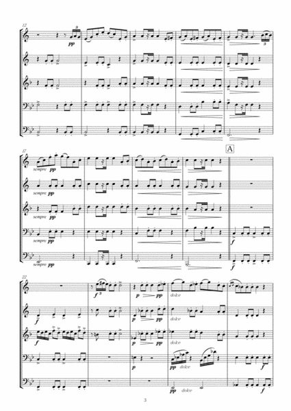 "Wedding Day at Troldhaugen" from Lyriske Smastykker No.8 for Brass Quintet image number null