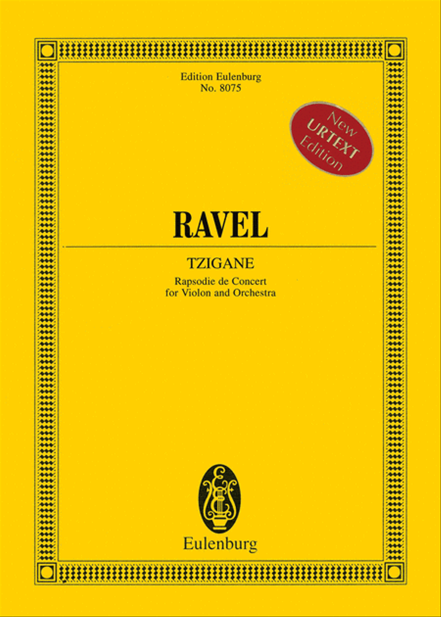 Tzigane - New Urtext Edition Orchestra scores gallery preview page 1