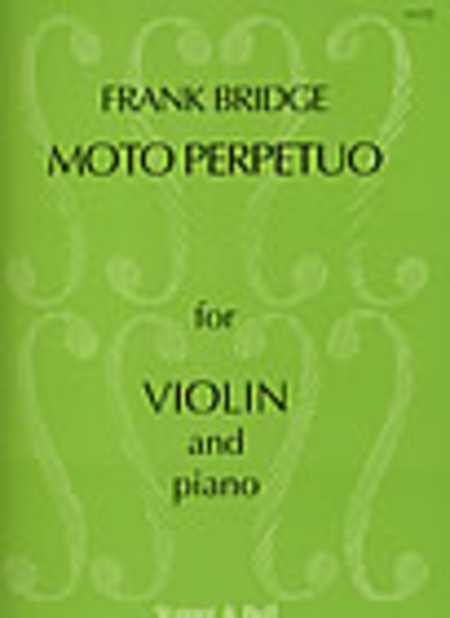 Three Pieces for Violin and Piano, Moto Perpetuo