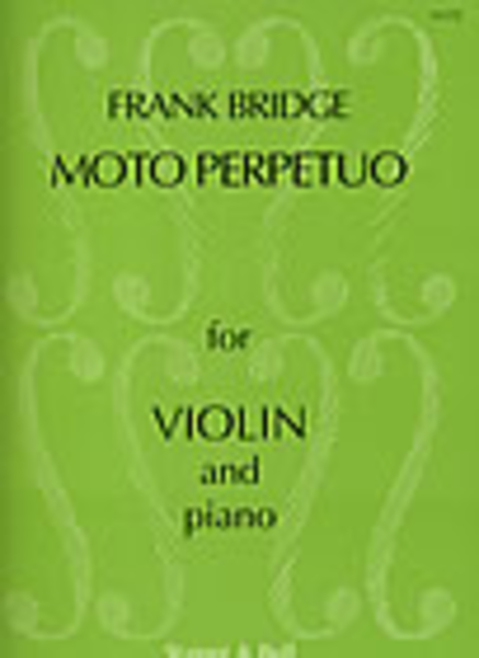 Three Pieces for Violin and Piano. Moto Perpetuo