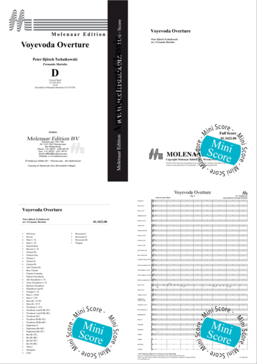 Voyevoda Overture Concert Band scores gallery preview page 2