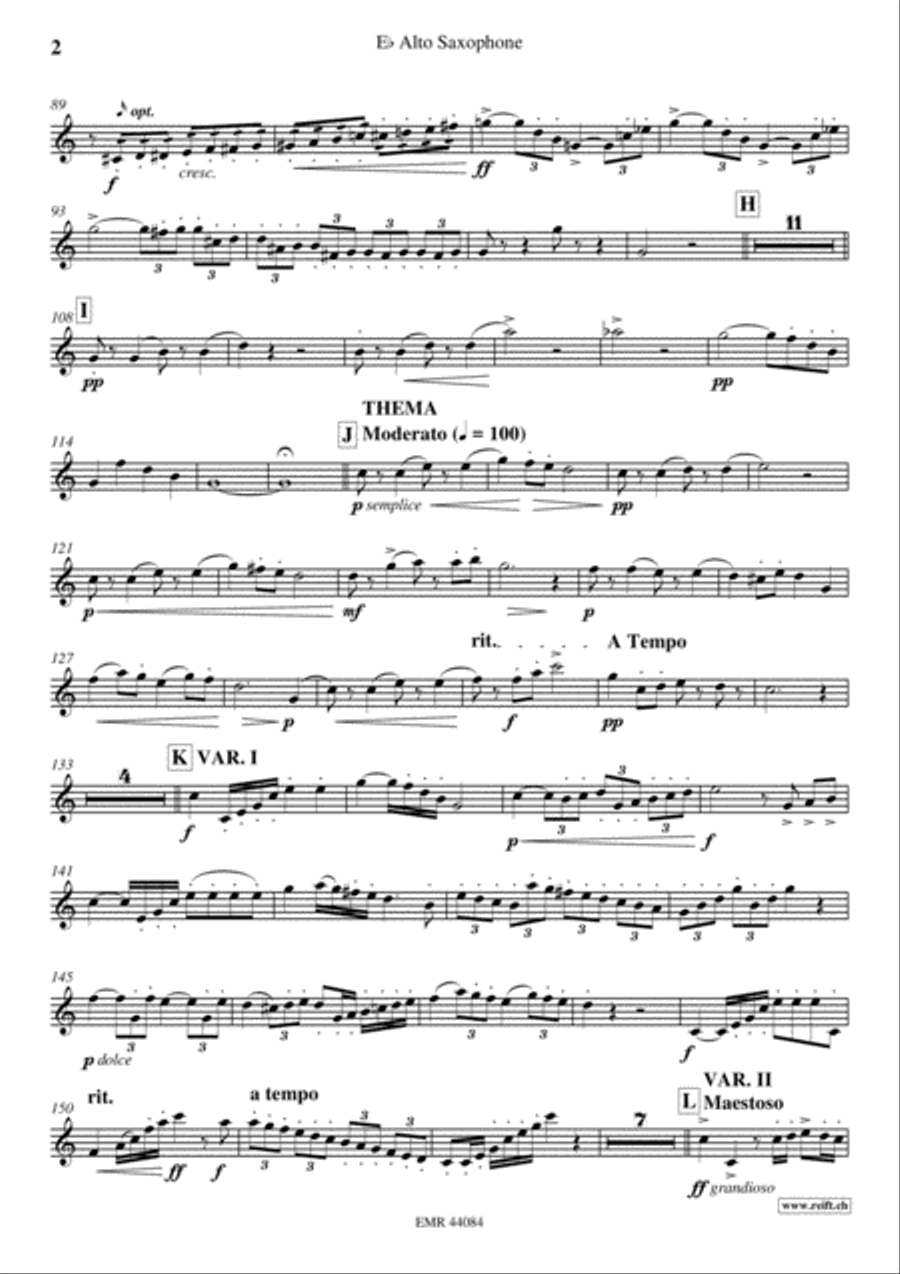 Konzert Alto Saxophone scores gallery preview page 3