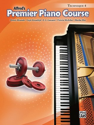 Book cover for Premier Piano Course Technique, Book 4