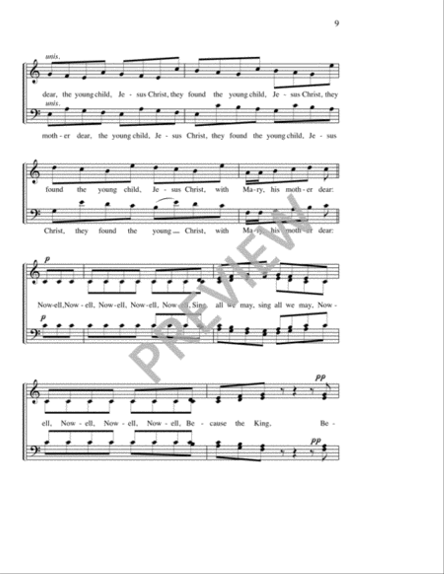 A Child This Day 4-Part scores gallery preview page 10