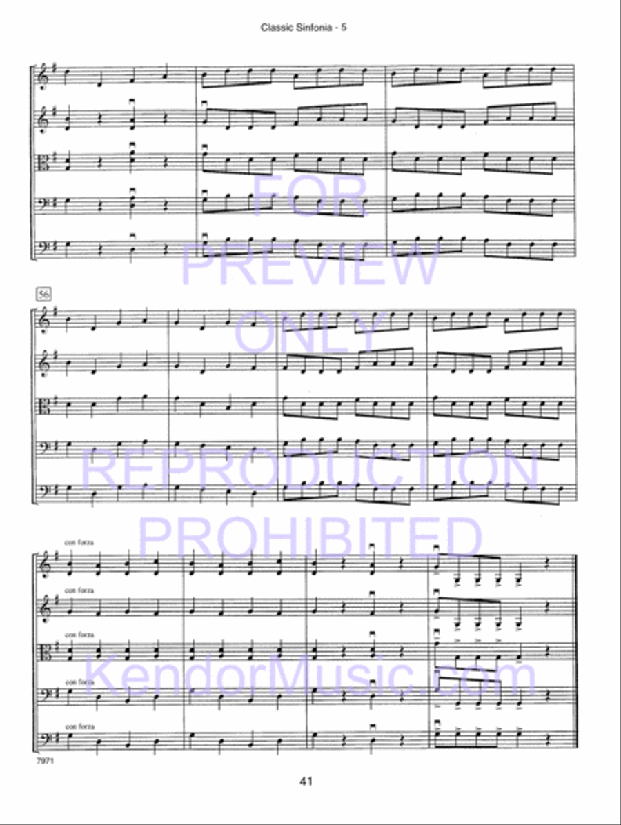 Kendor Concert Favorites , Volume 1 (Score) - with MP3s String Orchestra scores gallery preview page 102