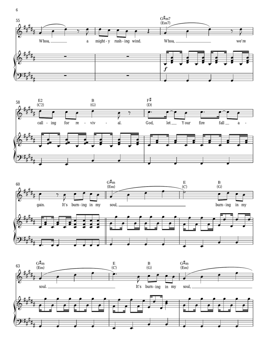 Burning In My Soul Acoustic Guitar scores gallery preview page 6