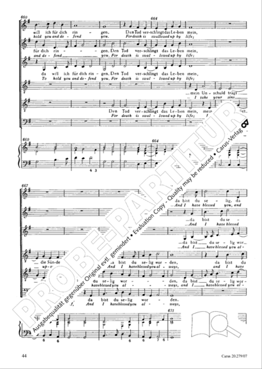 Musikalische Exequien I-III Orchestra scores gallery preview page 45