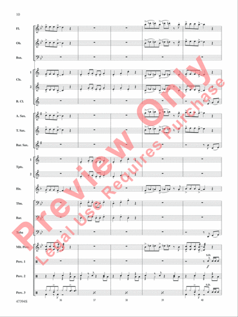 The Banana Boat Song The Banana Boat Song Concert Band scores gallery preview page 11