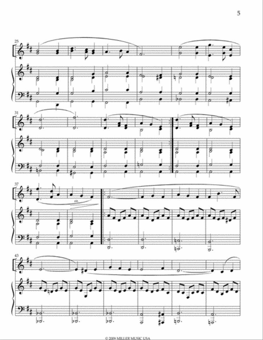 Silent Night Flute scores gallery preview page 2