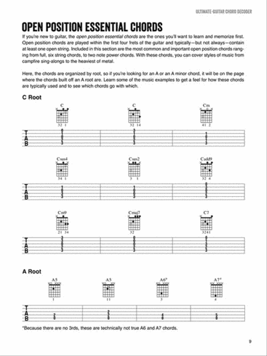 Ultimate-Guitar Chord Decoder Guitar Tablature scores gallery preview page 3