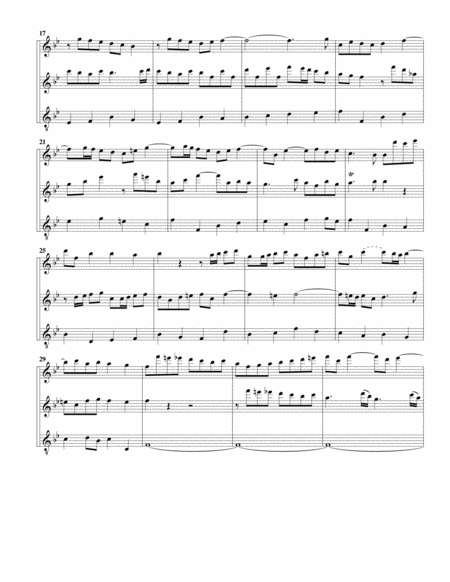Trio sonata, FWV N: c2 for 2 violins and continuo (arrangement for 3 recorders)