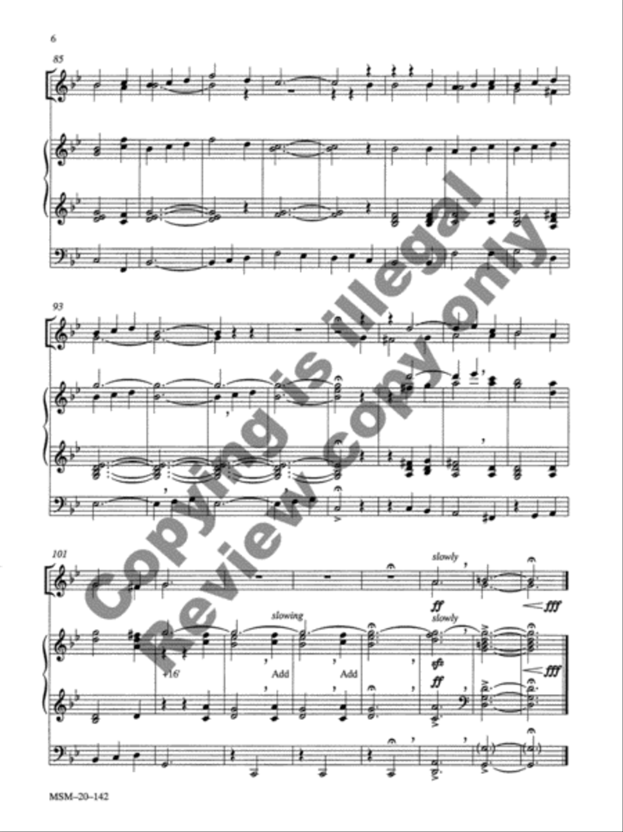 A Child Was Born in Bethlehem Trumpet Duet scores gallery preview page 11