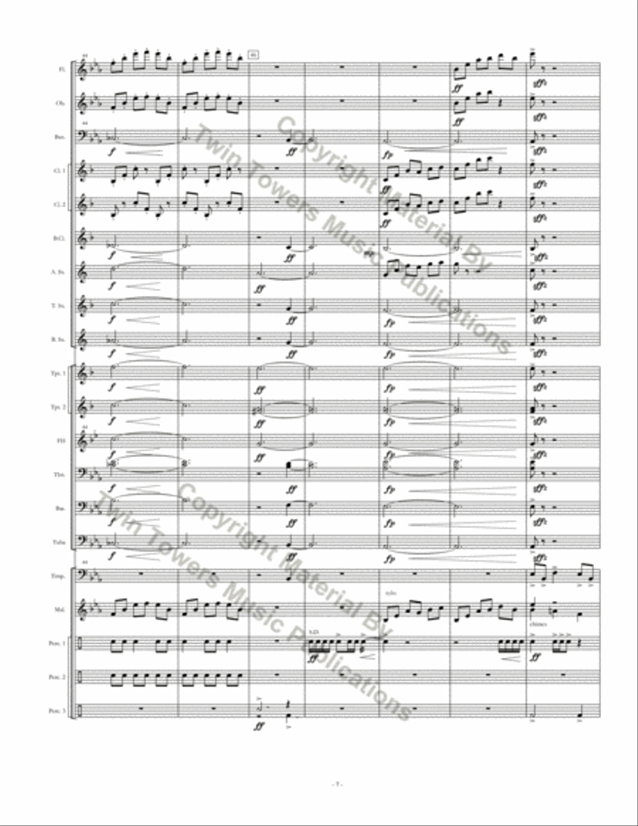 Monuments Monuments Concert Band scores gallery preview page 8