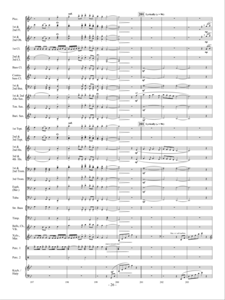 Sea Song Fantasy Sea Song Fantasy Concert Band scores gallery preview page 25