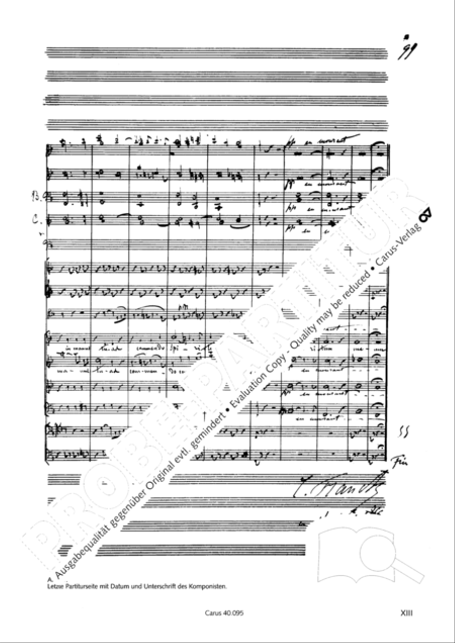 The Seven Words (Die Sieben Worte) 4-Part scores gallery preview page 14