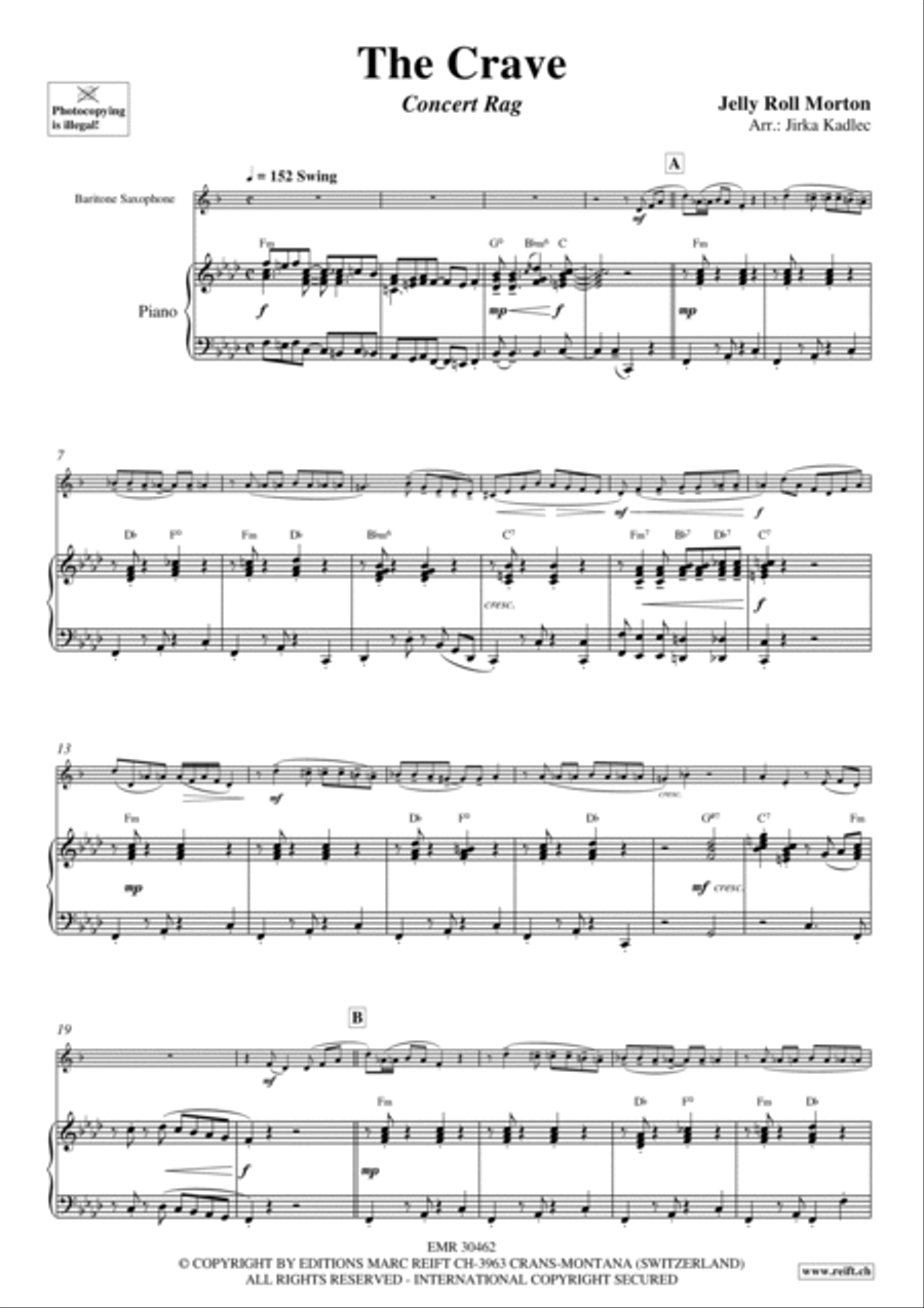 The Crave The Crave Baritone Saxophone scores gallery preview page 4