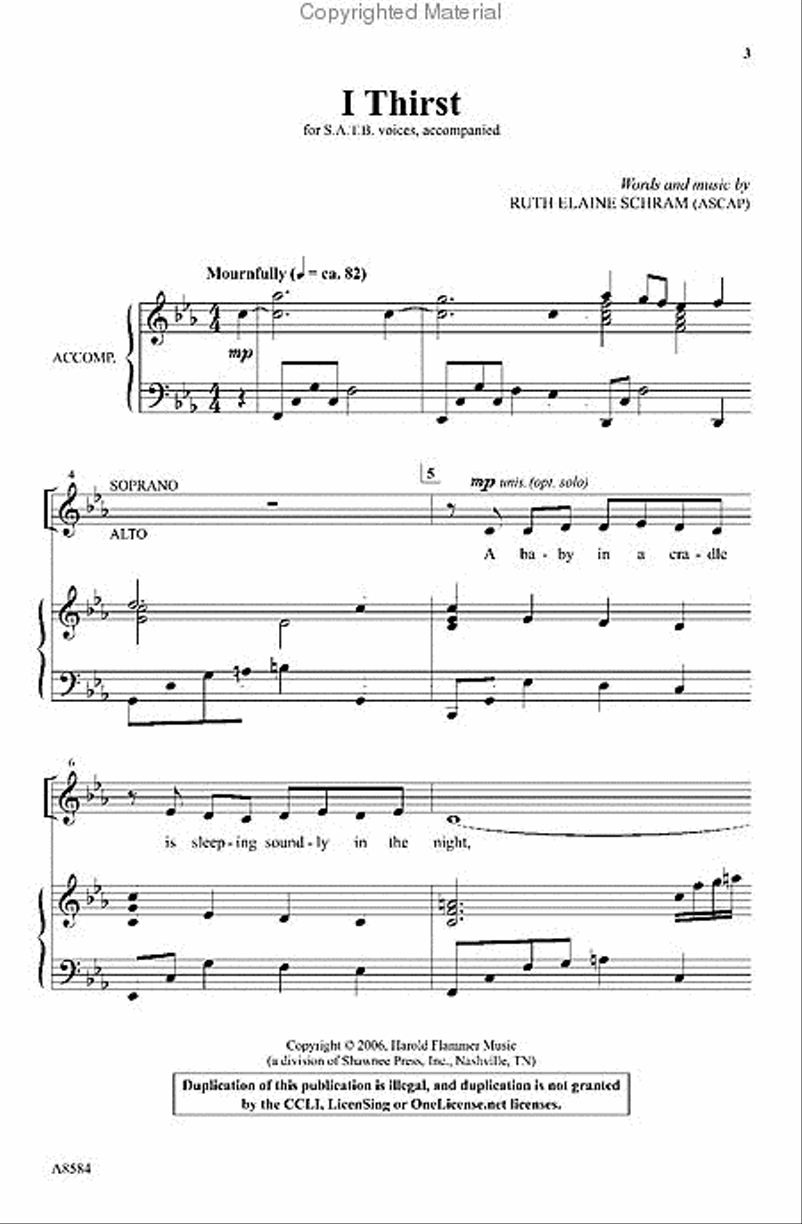 I Thirst I Thirst 4-Part scores gallery preview page 2