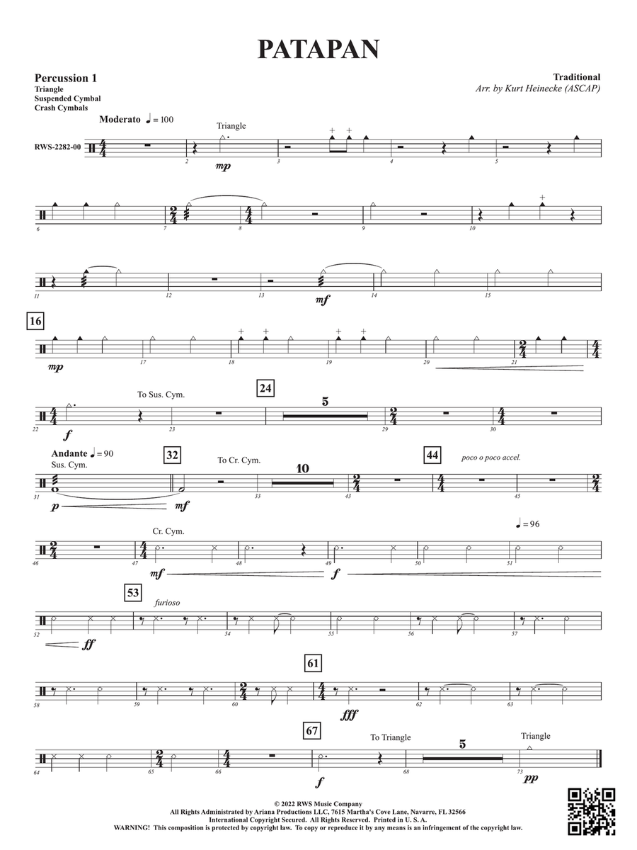 Patapan: 1st Percussion