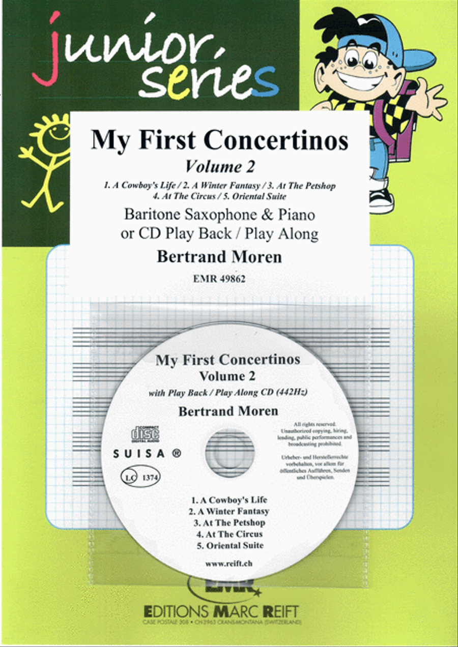 My First Concertinos Volume 2 Baritone Saxophone scores gallery preview page 1