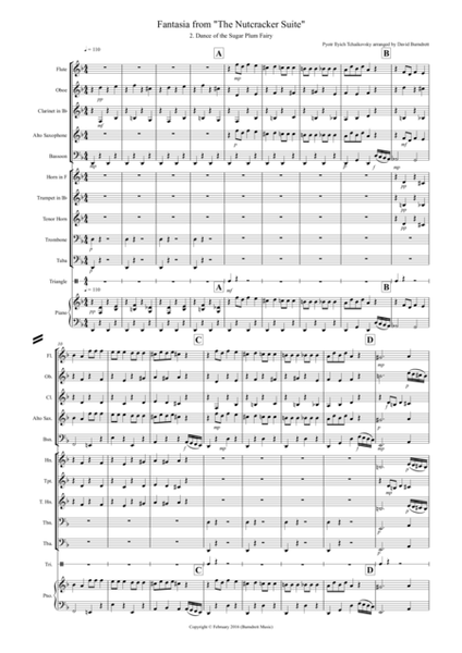 Dance of the Sugar Plum Fairy (Fantasia from the Nutcracker) for Scholl Wind Band image number null