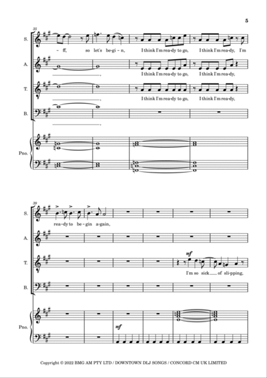 Ready 4-Part scores gallery preview page 5