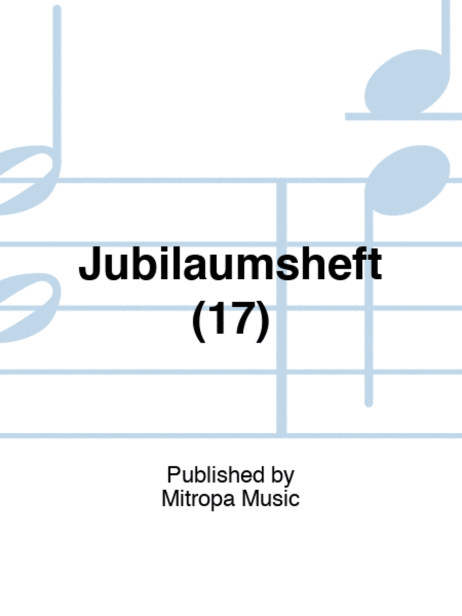 Jubiläumsheft (17) Jubiläumsheft (17) Concert Band scores gallery preview page 1
