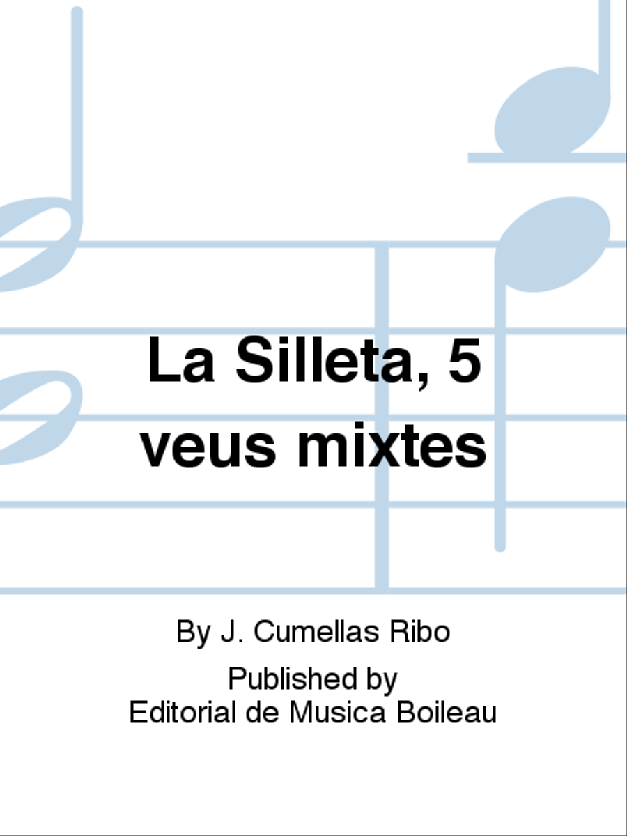 La Silleta, 5 veus mixtes Mixed Choir scores gallery preview page 1