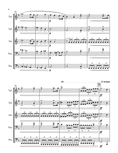 Pilgrims Chorus from Tannhauser - Brass Quintet