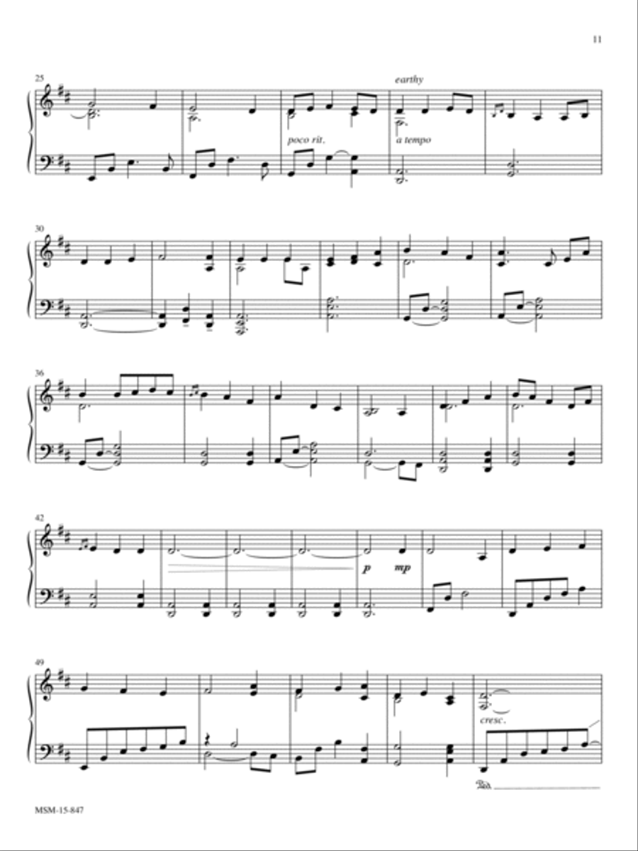 A Celtic Set for Lent Piano Solo scores gallery preview page 2