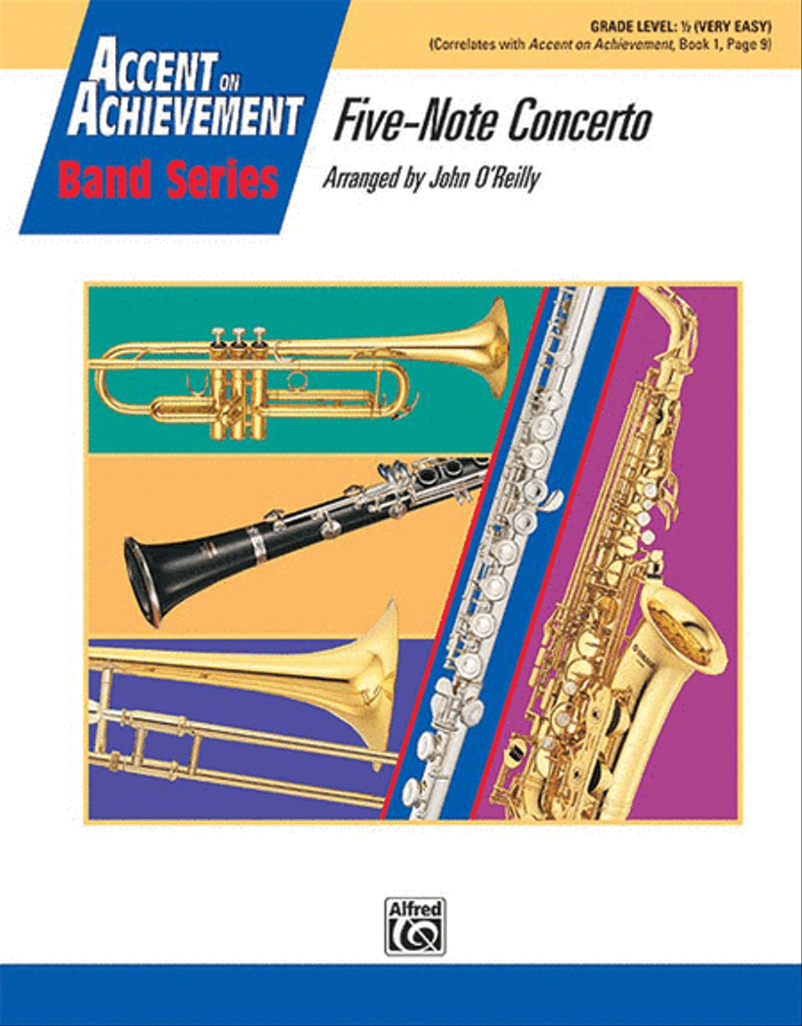 Five-Note Concerto Concert Band scores gallery preview page 1