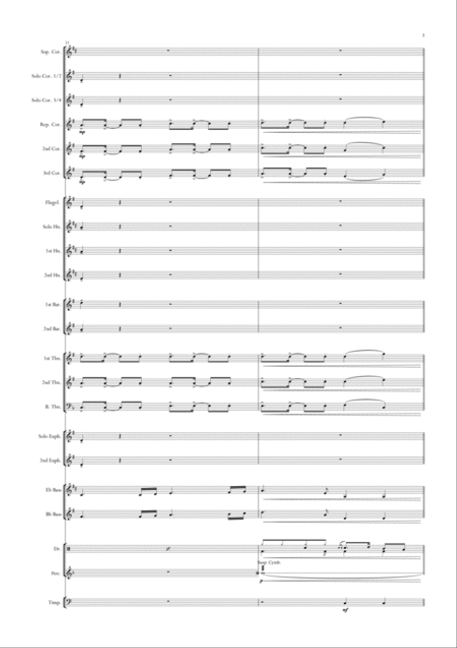 Rocket Man (i Think It's Gonna Be A Long Long Time) Brass Band scores gallery preview page 3