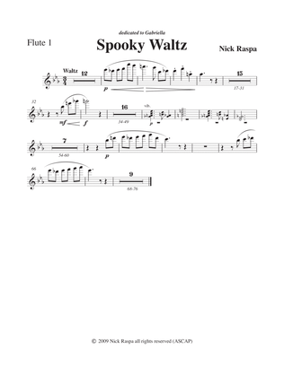 Spooky Waltz from Three Dances for Halloween - Flute 1 part